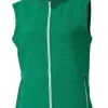 BEATA VEST, 100% FILTAD ULL — PARAKEET