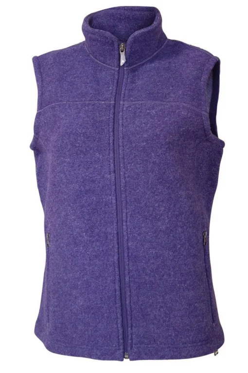 BEATA VEST, 100% FILTAD ULL — PURPLE HAZE