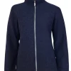 BRODAL FEMALE, 100% FILTAD ULL — NAVY