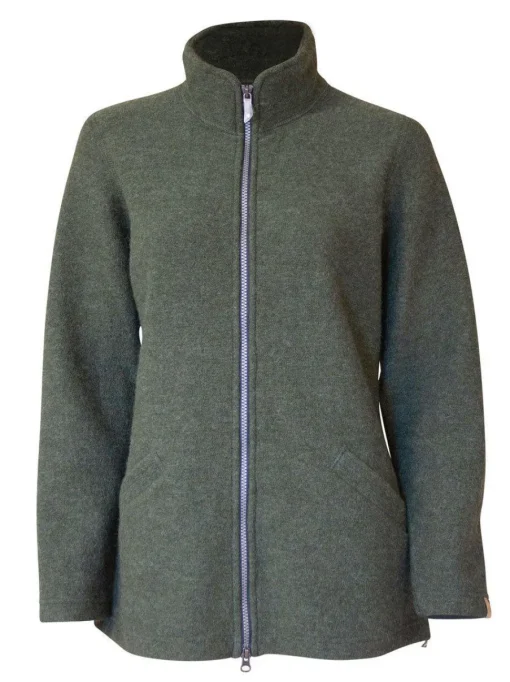 BRODAL LONG, 100% FILTAD ULL — LODEN GREEN