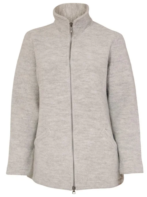 BRODAL LONG, 100% FILTAD ULL — LIGHT SILVER GREY