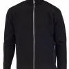 DANNY FULL ZIP, 100% FILTAD ULL — BLACK