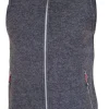 DANTE VEST, 100% FILTAD ULL — GRAPHITE MARL