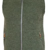 DANTE VEST, 100% FILTAD ULL — LODEN GREEN