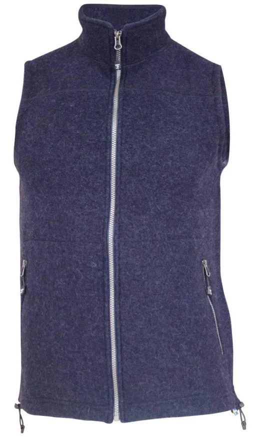 DANTE VEST, 100% FILTAD ULL — NAVY