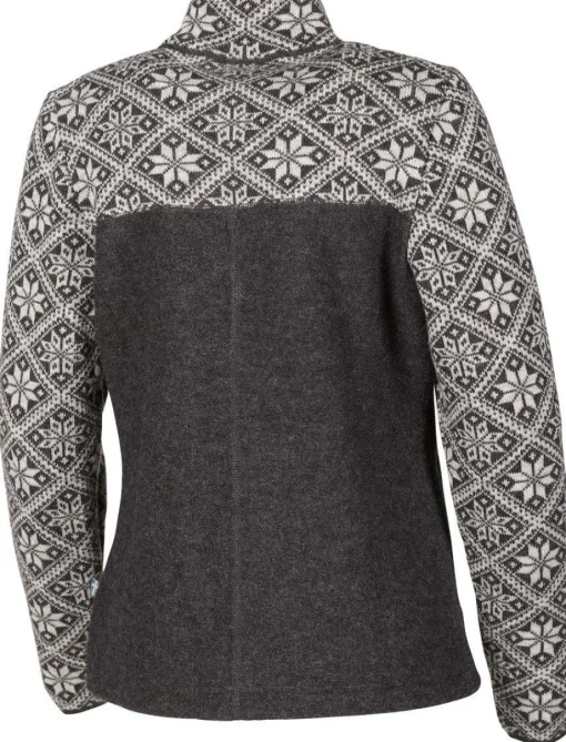ELLIE FULL ZIP, 100% ULL — GRAPHITE MARL