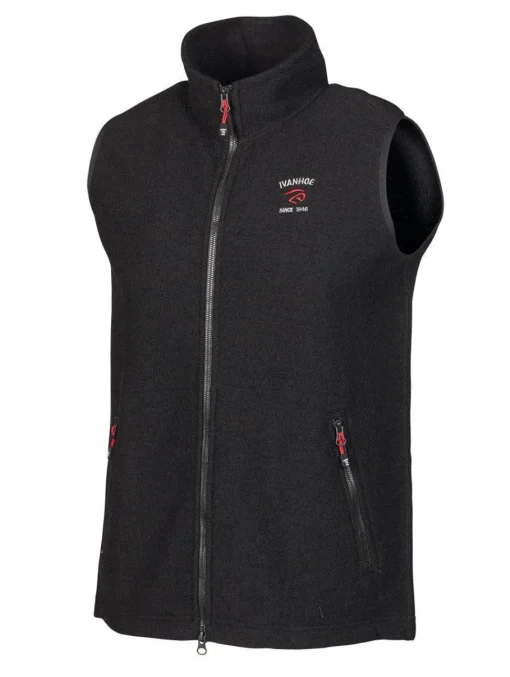 ELTON VEST, 98% ULL — BLACK