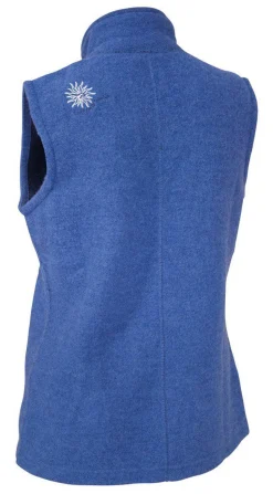 FLORA VEST, 60% FILTAD ULL, 40% LYOCELL — JEANS