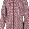 FREYA FULL ZIP, 100% ULL — DEEP RED