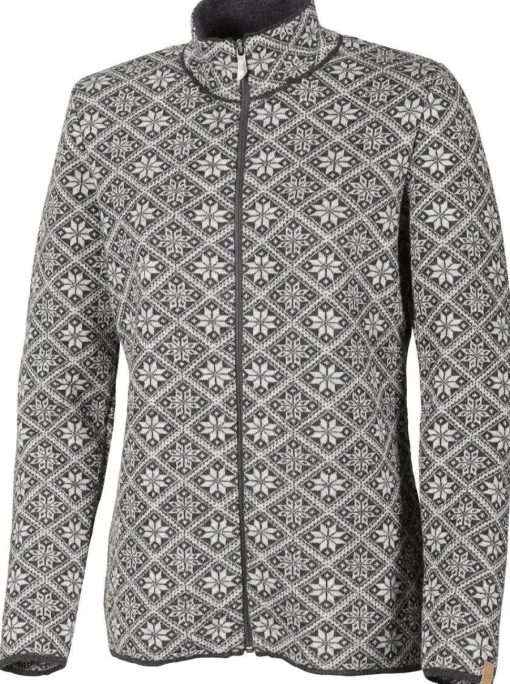 FREYA FULL ZIP, 100% ULL — GRAPHITE MARL