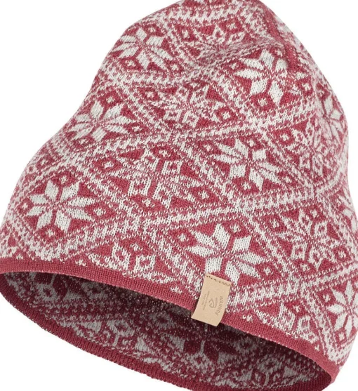 FREYA HAT — DEEP RED