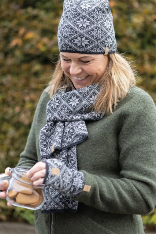FREYA HAT — GRAPHITE MARL