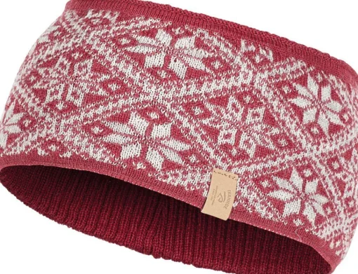 FREYA HEADBAND — DEEP RED