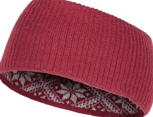 FREYA HEADBAND — DEEP RED