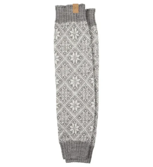 FREYA LEGWARMERS — GREY MARL