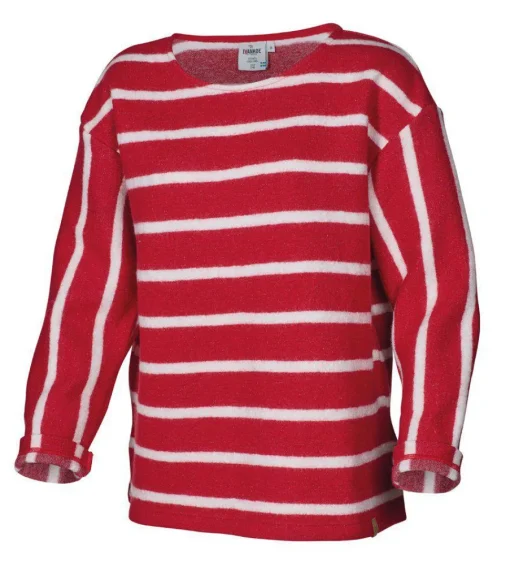 GY BYSTAD, 60% ULL 40% LYOCEL — FIERY RED