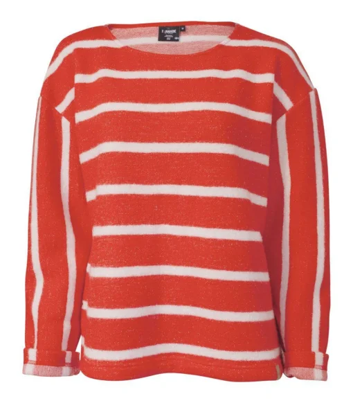 GY BYSTAD, 60% ULL 40% LYOCEL — MANDARIN RED