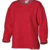 GY BYSTAD SOLID, 60% ULL 40% LYOCEL — FIERY RED