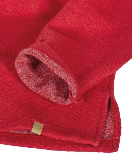 GY BYSTAD SOLID, 60% ULL 40% LYOCEL — FIERY RED