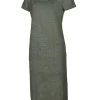GY EDLA DRESS — DARK OLIVE