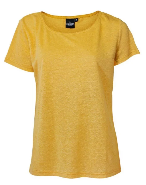 GY LEILA T-SHIRT — GOLDEN ROD