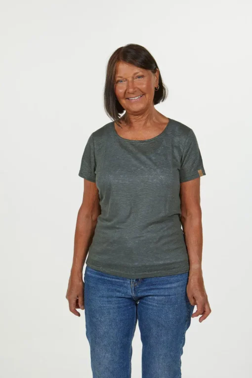 GY LEILA T-SHIRT — LAVENDER GRAY
