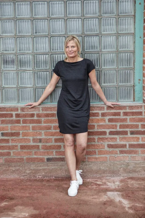 GY LIZ DRESS — BLACK