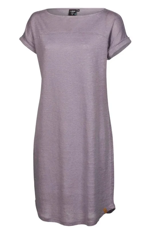 GY LIZ DRESS — LAVENDER GRAY