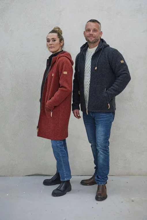 GY MADBACKEN, 100% FILTAD ULL — RED CLAY