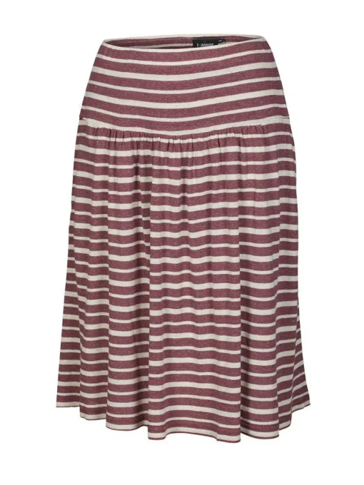GY SMILLA SKIRT — WINE WOOD