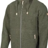 GY STRETEN JACKET, 100% FILTAD ULL — LODEN GREEN