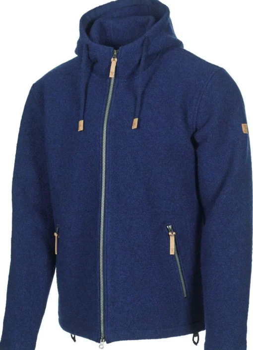 GY STRETEN JACKET, 100% FILTAD ULL — ESTATE BLUE