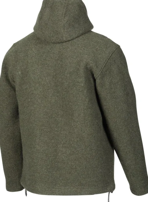 GY STRETEN JACKET, 100% FILTAD ULL — LODEN GREEN