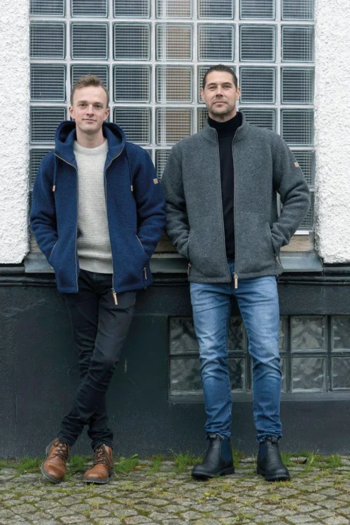 GY STRETEN JACKET, 100% FILTAD ULL — ESTATE BLUE
