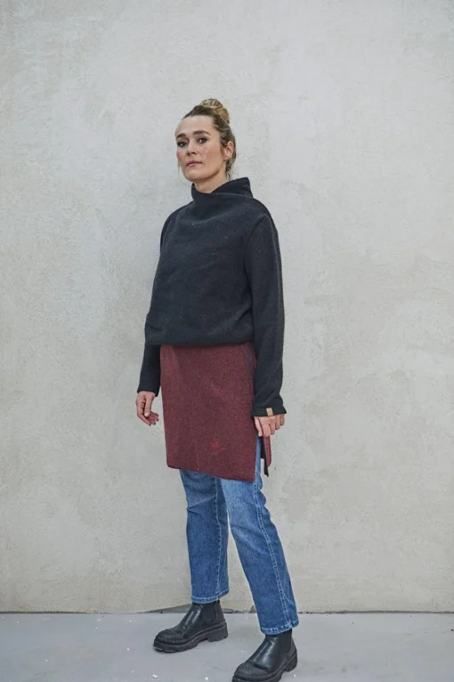 GY VEGBY, 100% FILTAD ULL — BLACK