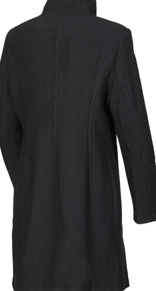GY/SMART CASUAL RYBO, 100% FILTAD ULL — BLACK