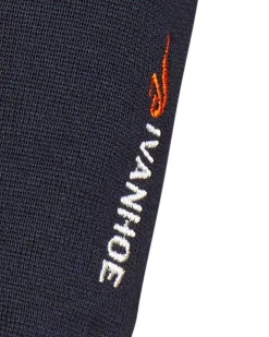 HADAR FULL ZIP, 100% EXTRA FINE MERINOULL — NAVY