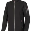 HEDDA WINDBREAKER, 100% EXTRA FINE MERINOULL — BLACK