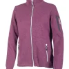 HEDDA WINDBREAKER, 100% EXTRA FINE MERINOULL — PURPLE