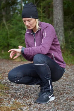 HEDDA WINDBREAKER, 100% EXTRA FINE MERINOULL — PURPLE