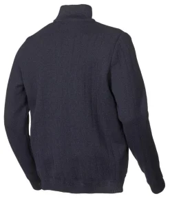 HUGO HALF ZIP, WINDBREAKER, 100% ULL — NAVY