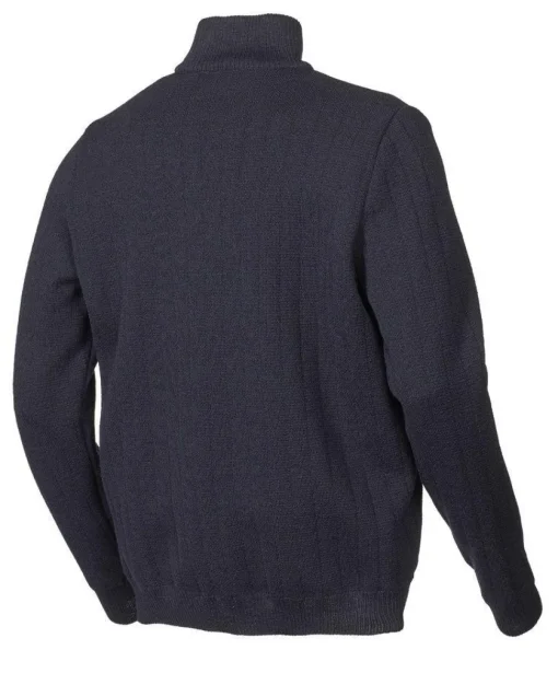 HUGO HALF ZIP, WINDBREAKER, 100% ULL — NAVY