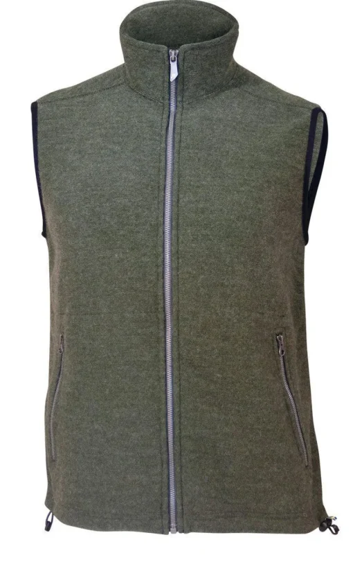 KURRE VEST, 60% FILTAD ULL, 40% LYOCELL — LODEN GREEN