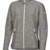 LEONA FULL ZIP, 98% ULL — GREY MARL