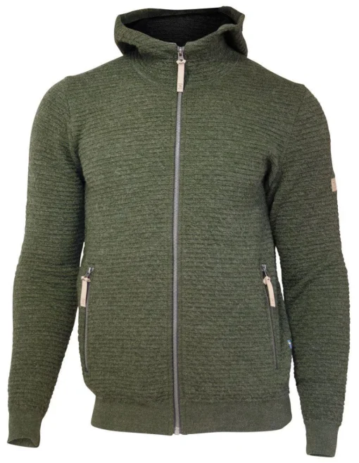 MOREL HOOD MALE, 60% FILTAD ULL, 38% LYOCELL — LODEN GREEN
