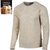 NLS BEECH CREWNECK, 100% OFÄRGAD ULL — BIRCH