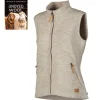 NLS COCO VEST, 100% OFÄRGAD ULL — BIRCH