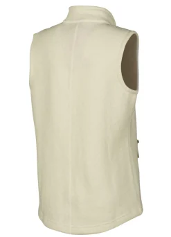 NLS COCO VEST, 100% OFÄRGAD ULL — NATURAL WHITE