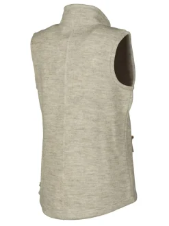 NLS COCO VEST, 100% OFÄRGAD ULL — BIRCH