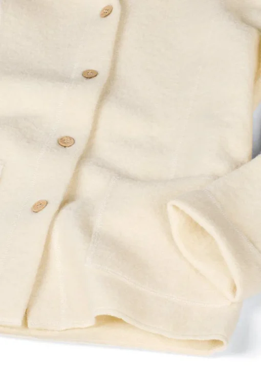 NLS DAHLIA, 100% OFÄRGAD ULL — NATURAL WHITE
